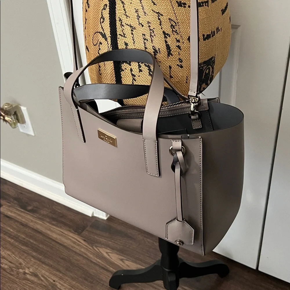 Kate Spade Silver Tote Bag